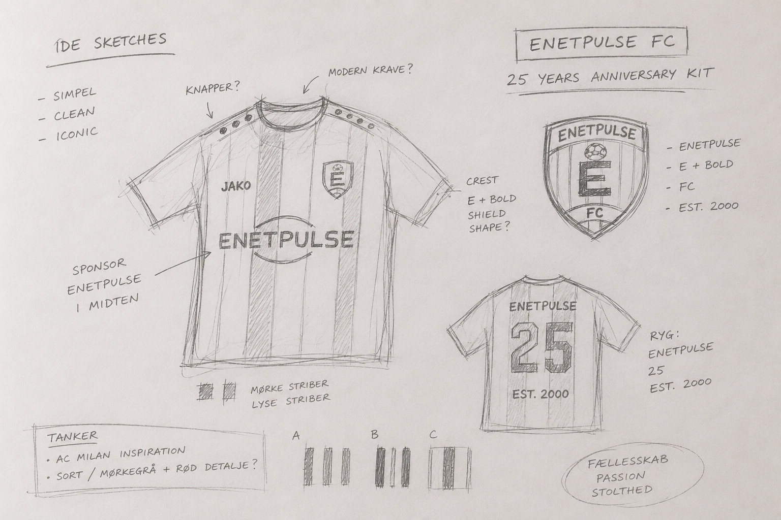 Early Enetpulse FC anniversary kit sketch